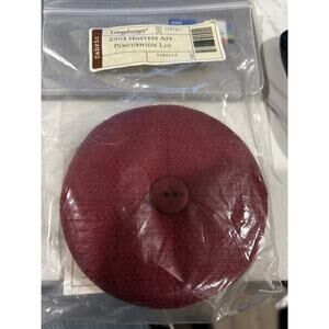 Longaberger 2003 Hostess Appreciation Basket PINCUSHION LID PAPRIKA RED new